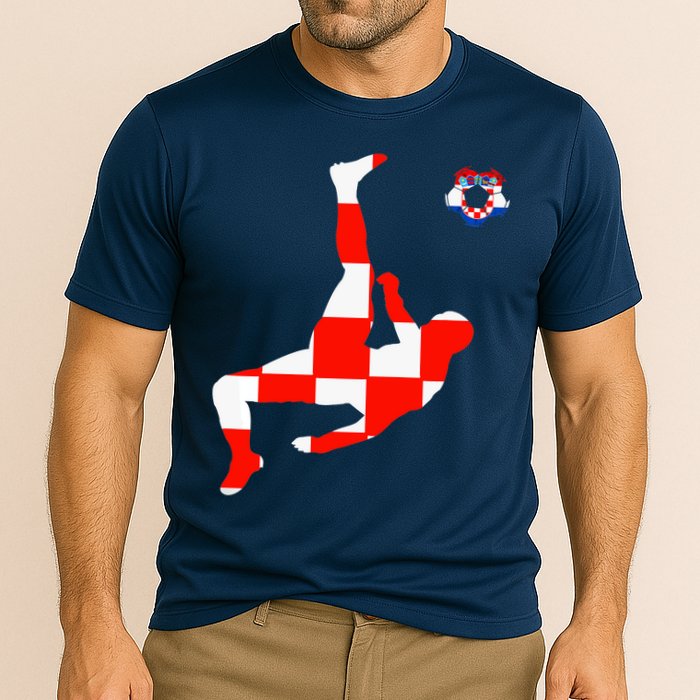 Croatia Croatian Soccer Player Croatian Pride Croatian Flag Performance Shirt