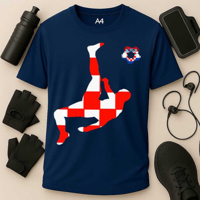 Croatia Croatian Soccer Player Croatian Pride Croatian Flag Performance Shirt