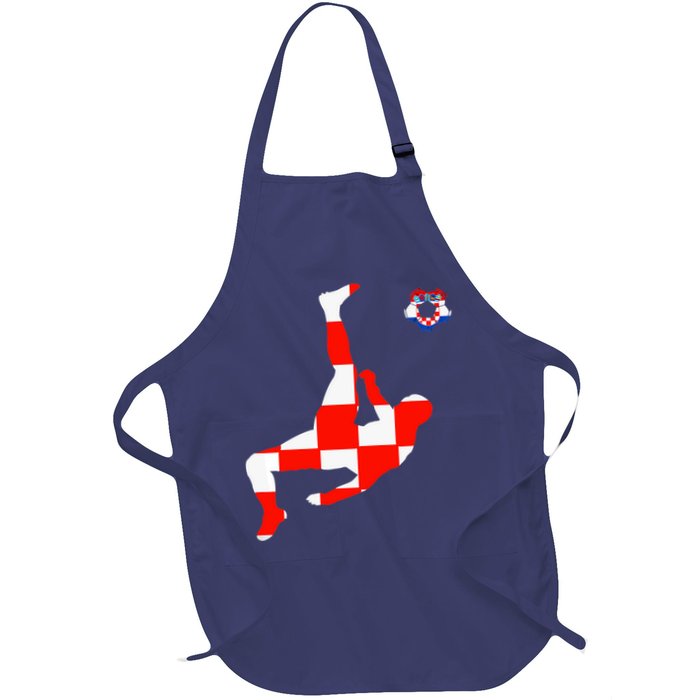 Croatia Croatian Soccer Player Croatian Pride Croatian Flag Apron