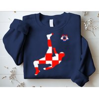 Croatia Croatian Soccer Player Croatian Pride Croatian Flag Sweatshirt