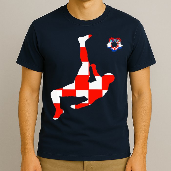 Croatia Croatian Soccer Player Croatian Pride Croatian Flag T-Shirt