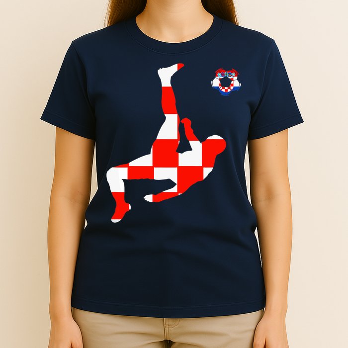 Croatia Croatian Soccer Player Croatian Pride Croatian Flag T-Shirt