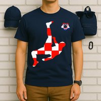 Croatia Croatian Soccer Player Croatian Pride Croatian Flag T-Shirt