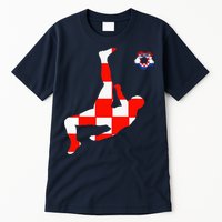 Croatia Croatian Soccer Player Croatian Pride Croatian Flag Tall T-Shirt