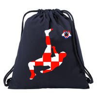 Croatia Croatian Soccer Player Croatian Pride Croatian Flag Drawstring Bag