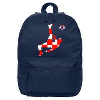 Croatia Croatian Soccer Player Croatian Pride Croatian Flag 16 in Basic Backpack