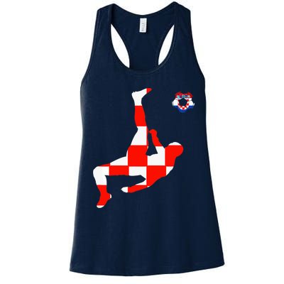 Croatia Croatian Soccer Player Croatian Pride Croatian Flag Womens Tank Top