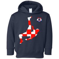 Croatia Croatian Soccer Player Croatian Pride Croatian Flag Toddler Hoodie