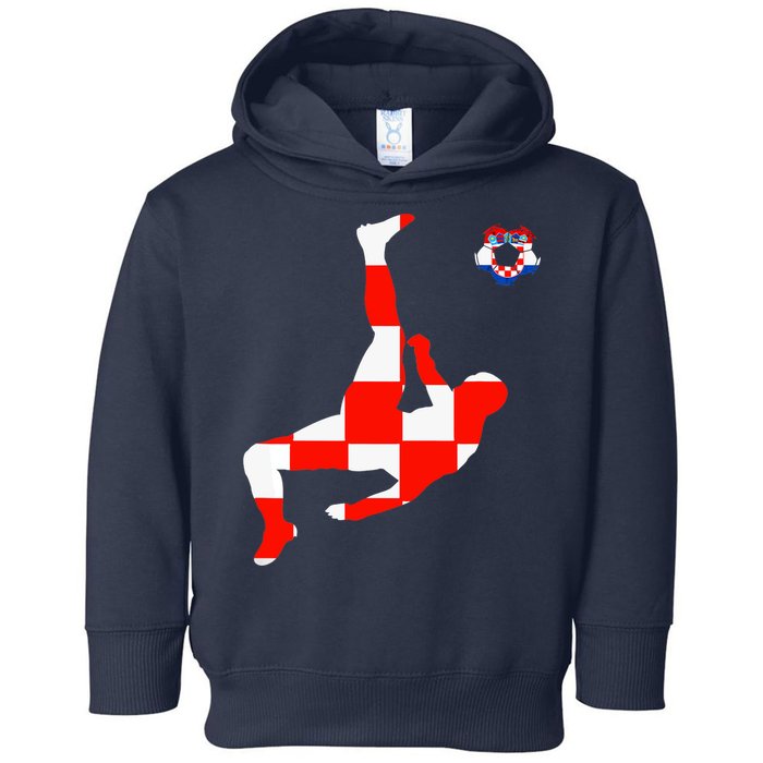 Croatia Croatian Soccer Player Croatian Pride Croatian Flag Toddler Hoodie