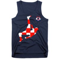 Croatia Croatian Soccer Player Croatian Pride Croatian Flag Tank Top