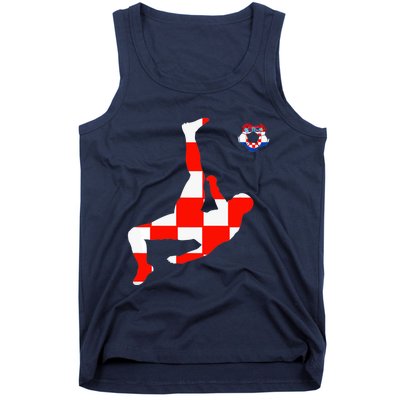 Croatia Croatian Soccer Player Croatian Pride Croatian Flag Tank Top