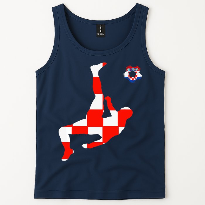 Croatia Croatian Soccer Player Croatian Pride Croatian Flag Tank Top