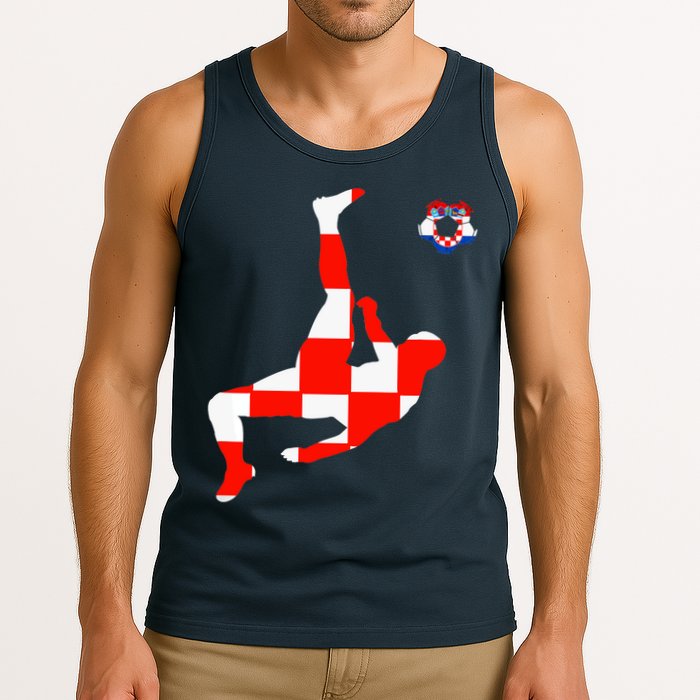 Croatia Croatian Soccer Player Croatian Pride Croatian Flag Tank Top