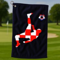 Croatia Croatian Soccer Player Croatian Pride Croatian Flag Golf Towel