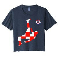Croatia Croatian Soccer Player Croatian Pride Croatian Flag Crop Top