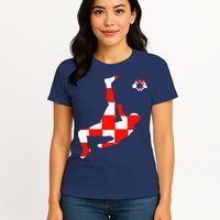 Croatia Croatian Soccer Player Croatian Pride Croatian Flag Womens T-Shirt