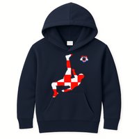 Croatia Croatian Soccer Player Croatian Pride Croatian Flag Kids Hoodie