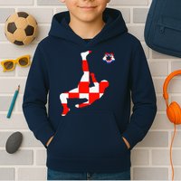 Croatia Croatian Soccer Player Croatian Pride Croatian Flag Kids Hoodie