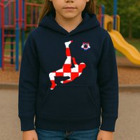 Croatia Croatian Soccer Player Croatian Pride Croatian Flag Kids Hoodie