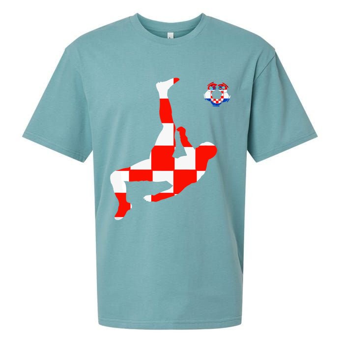 Croatia Croatian Soccer Player Croatian Pride Croatian Flag Sueded Cloud Jersey T-Shirt