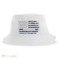 Clan Crichton Scottish Tartan Us Flag Kilt Scotland Sustainable Bucket Hat