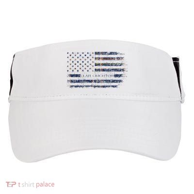 Clan Crichton Scottish Tartan Us Flag Kilt Scotland Adult Drive Performance Visor