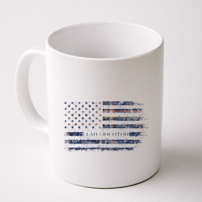 Clan Crichton Scottish Tartan Us Flag Kilt Scotland Mug