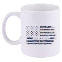 Clan Crichton Scottish Tartan Us Flag Kilt Scotland 11oz C Handle Ceramic Mug