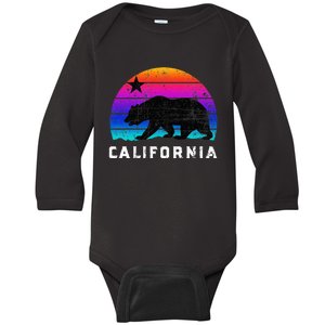 California California State Cali Lover Baby Long Sleeve Bodysuit