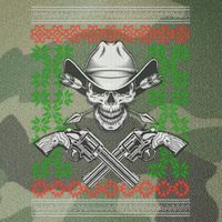 Cool Cowboy Skull Ugly Christmas Sweater Legacy Tie Dye Trucker Hat