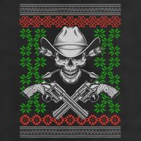 Cool Cowboy Skull Ugly Christmas Sweater 15oz Campfire Ceramic Mug