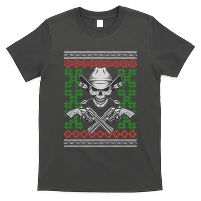 Cool Cowboy Skull Ugly Christmas Sweater T-Shirt