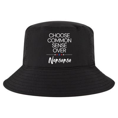 Choose Common Sense Over Nonsense Kamala Harris Cool Comfort Performance Bucket Hat