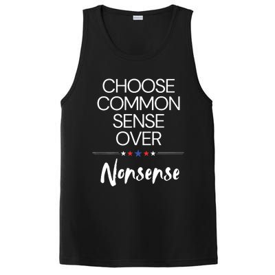 Choose Common Sense Over Nonsense Kamala Harris PosiCharge Competitor Tank