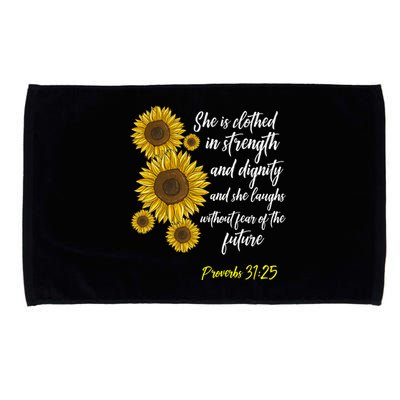 Cute Christian Sunflower Gift Best Religious Moms Cool Gift Microfiber Hand Towel