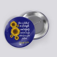 Cute Christian Sunflower Gift Best Religious Moms Cool Gift Button