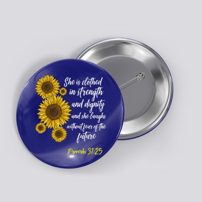 Cute Christian Sunflower Gift Best Religious Moms Cool Gift Button