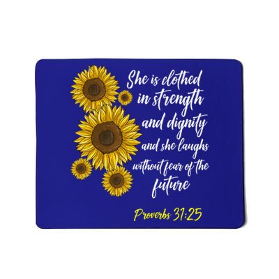 Cute Christian Sunflower Gift Best Religious Moms Cool Gift Mousepad