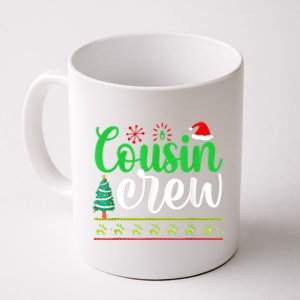 Cousin Crew Santa Hat Pajamas Matching Family Christmas Cool Gift Coffee Mug