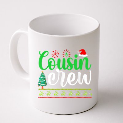 Cousin Crew Santa Hat Pajamas Matching Family Christmas Cool Gift Coffee Mug