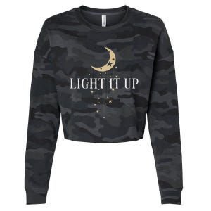 Crescent City Sweater Light It Up Cropped Pullover Crew