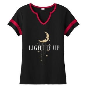 Crescent City Sweater Light It Up Ladies Halftime Notch Neck Tee