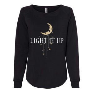 Crescent City Sweater Light It Up Womens California Wash Sweatshirt