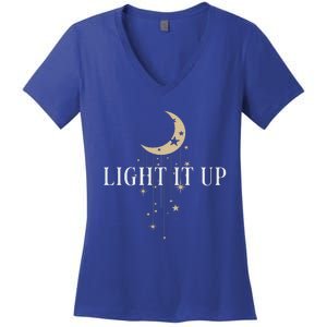 Crescent City Sweater Light It Up Women's V-Neck T-Shirt