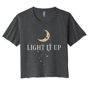 Crescent City Sweater Light It Up Women's Crop Top Tee