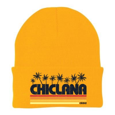 Chiclana Cadiz Spain Retro Tourism Cool Gift Knit Cap Winter Beanie