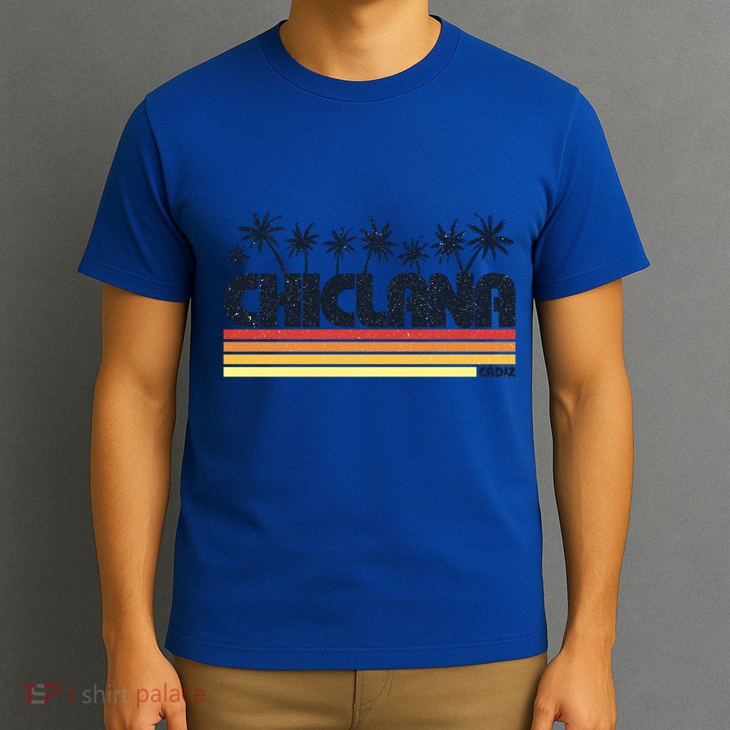 Chiclana Cadiz Spain Retro Tourism Cool Gift T-Shirt