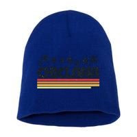 Chiclana Cadiz Spain Retro Tourism Cool Gift Short Acrylic Beanie