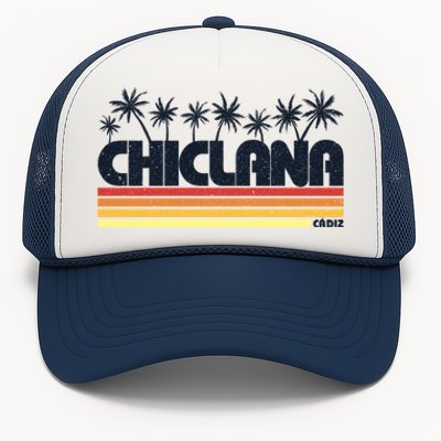 Chiclana Cadiz Spain Retro Tourism Cool Gift Trucker Hat