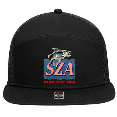 Camp Ctrl SZA fishing 7 Panel Mesh Trucker Snapback Hat